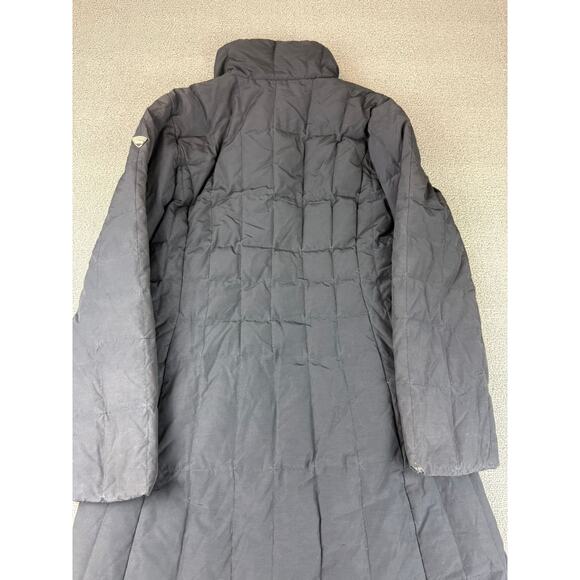 Post Card Women's 2 I38 GB4 Black Puffer Winter Coat Made In Romania - Picture 15 of 16